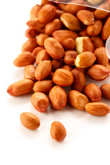Obraz premium Pile of fresh dried peanuts