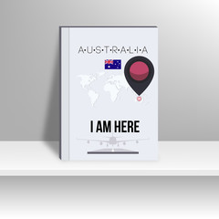 World Map and Famous Landmark. vector, illustration design.
