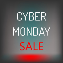 Cyber Monday Sale background