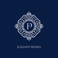 monogram design template