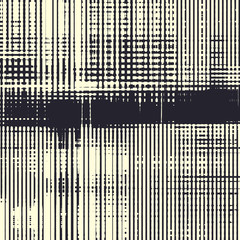 Abstract grunge vector background. Monochrome  squared raster composition of irregular graphic elements.