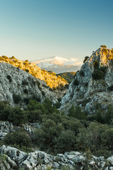 Vista over Sierra Nevada National Park, Spain