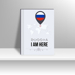 World Map and Famous Landmark. vector, illustration design.