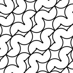 Design seamless monochrome waving pattern