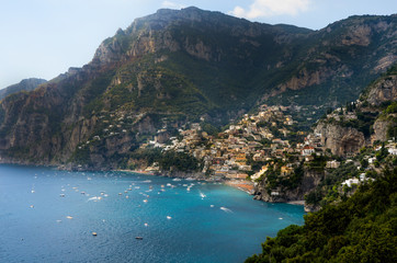 Obraz premium Positano City in summer day