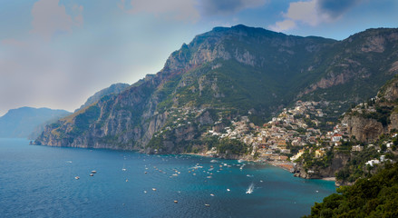 Obraz premium Positano City in summer day