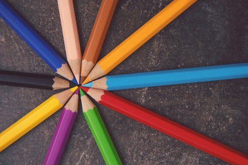Fototapeta premium color pens 