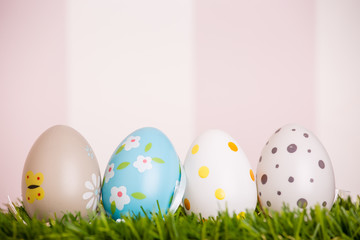 colorful easter eggs