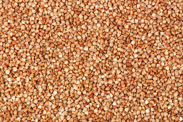 brown buckwheat background 