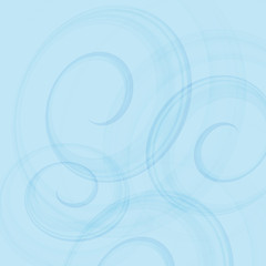 Swirling blue backdrop. Abstract wave. Vector illustration.