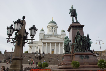 Fototapeta na wymiar Kathedrale von Helsinki, Finnland