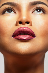 Naklejka premium Glossy make-up