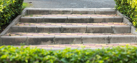 Stairs in the park of Pattaya