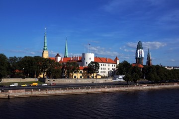 Fototapeta premium View on the Riga city, Latvia