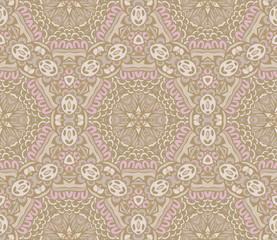 Abstract round ethnic mandala background