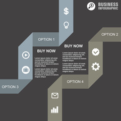 Conceptual vector Design template. infographics element