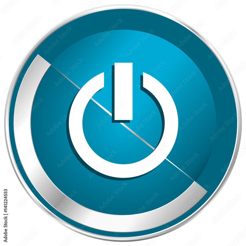 Poster Power vector button.