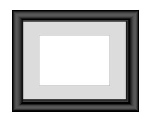 Square frame for photos and vector pictures