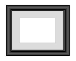 Square frame for photos and vector pictures