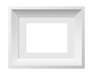 Square frame for photos and vector pictures