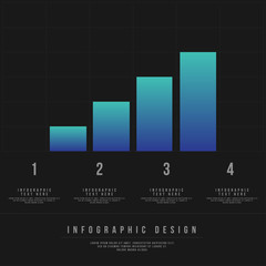 Minimal Style Vector infographic template. Business concept for content, diagram, flowchart, steps, parts, timeline infographics, workflow layout, chart