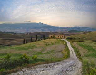 the famous "road gladiator" Tuscany, Italy