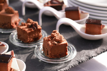 Kleine Schokoladendesserts