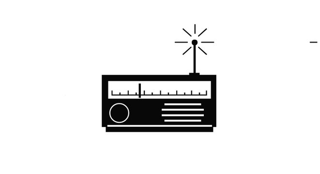 vieux poste de radio