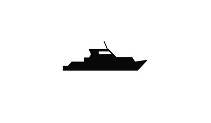 Obraz premium silhouette de bateau 