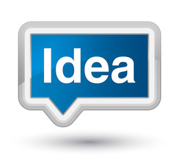 Idea prime blue banner button