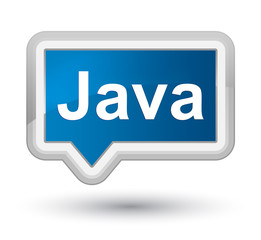 Java prime blue banner button