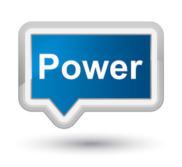 Power prime blue banner button