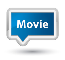 Movie prime blue banner button