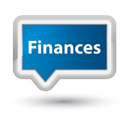 Finances prime blue banner button