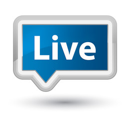 Live prime blue banner button