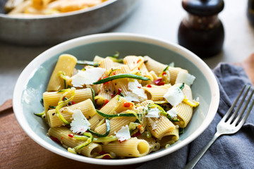 Pasta with Zucchini and Chili