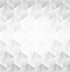 White abstract seamless pattern with transparent cubes