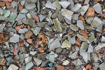 Crushed stones with slate aggregate