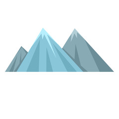 Vector Flat Illustration - Mountains