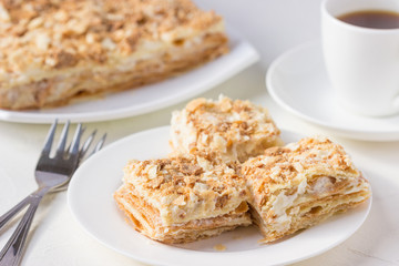 Homemade cake Napoleon