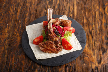 ribeye steak on the bone