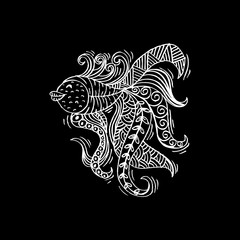 Abstract Fish illustration 