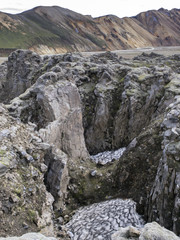 Fototapeta na wymiar Iceland - Volcanic rock