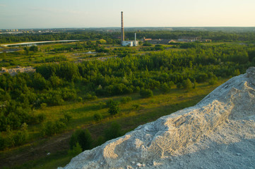 view of the old factory form the ping  © magdagalkiewicz
