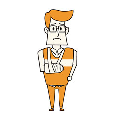 骨折　男性　腕