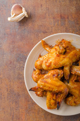Grilled chicken wings