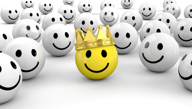 Smiley / Smileys / Der Kunde ist K&ouml;nig