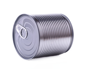  canned food isolated over white