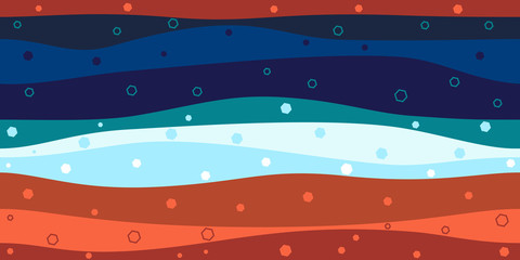 layers of the earth abstract background