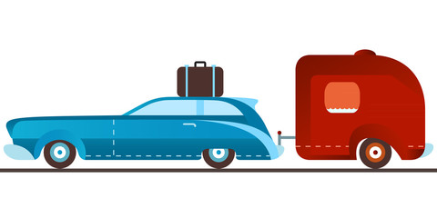 Vintage camping car.